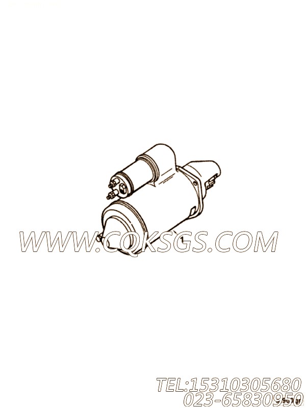 【起动马达】康明斯CUMMINS柴油机的3911516 起动马达