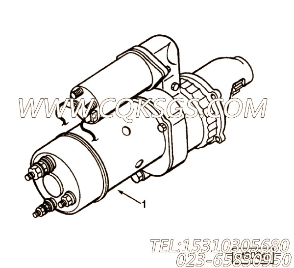 【起动马达】康明斯CUMMINS柴油机的3279009 起动马达