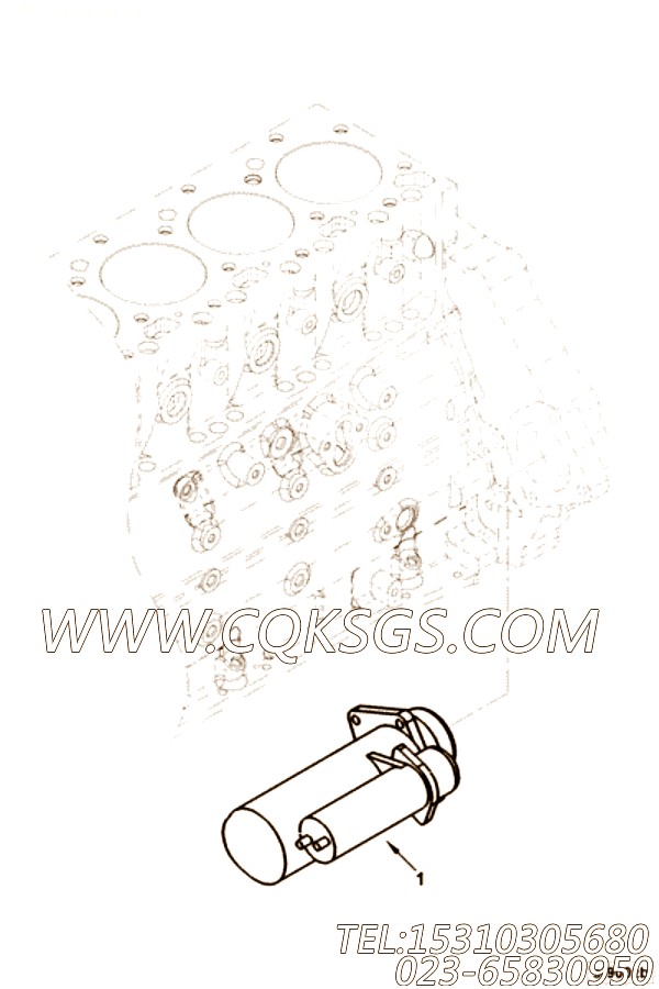【起动马达】康明斯CUMMINS柴油机的3965283 起动马达