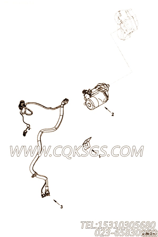 【线束】康明斯CUMMINS柴油机的3957144 线束