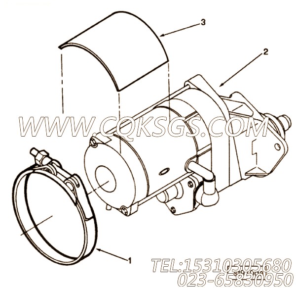 【热Sheild】康明斯CUMMINS柴油机的3916716 热Sheild