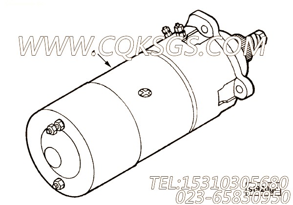 【起动马达】康明斯CUMMINS柴油机的3281354 起动马达