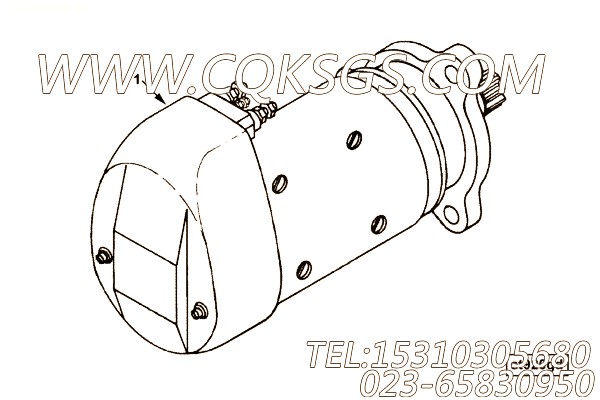 【起动马达】康明斯CUMMINS柴油机的3352839 起动马达