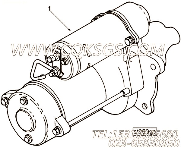 【起动马达】康明斯CUMMINS柴油机的3924410 起动马达