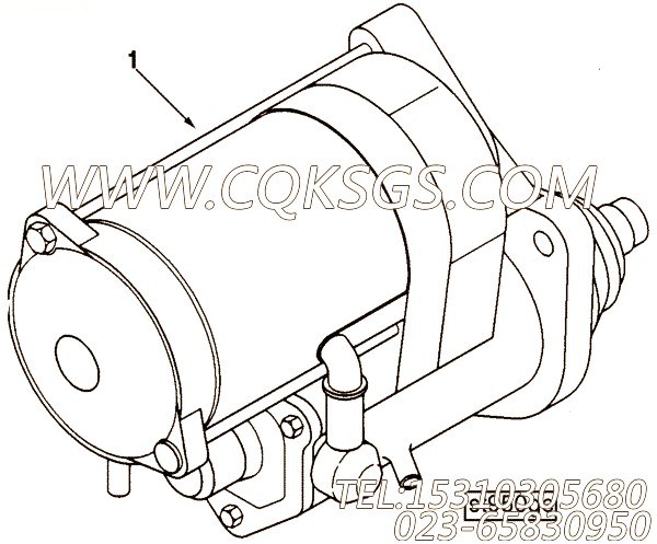 【起动马达】康明斯CUMMINS柴油机的3282626 起动马达