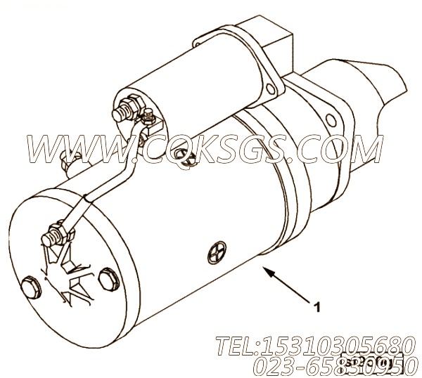 【起动马达】康明斯CUMMINS柴油机的3283586 起动马达