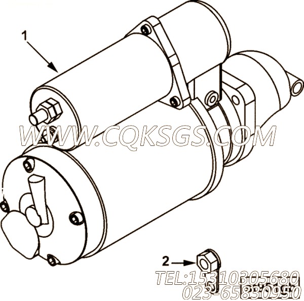 【接线托架】康明斯CUMMINS柴油机的3939308 接线托架
