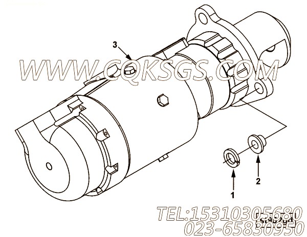 【空气起动马达】康明斯CUMMINS柴油机的4949448 空气起动马达