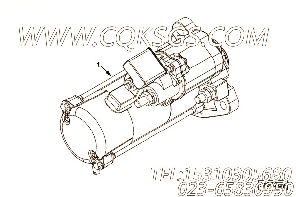 【起动马达】康明斯CUMMINS柴油机的4995643 起动马达