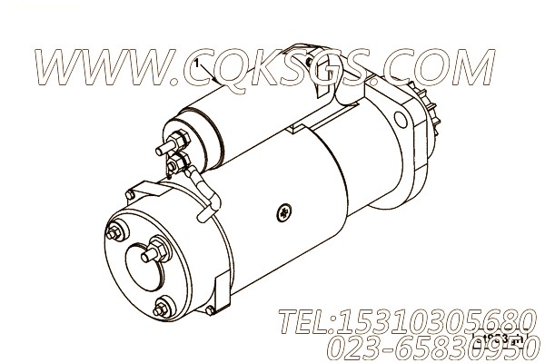 【起动马达】康明斯CUMMINS柴油机的3978388 起动马达