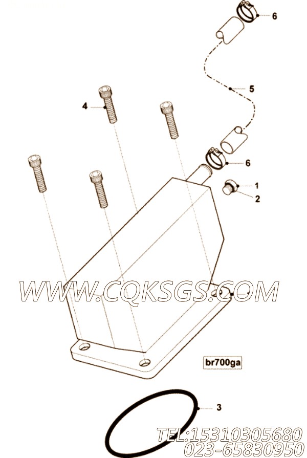 【Ø形密封圈】康明斯CUMMINS柴油机的3336129 Ø形密封圈
