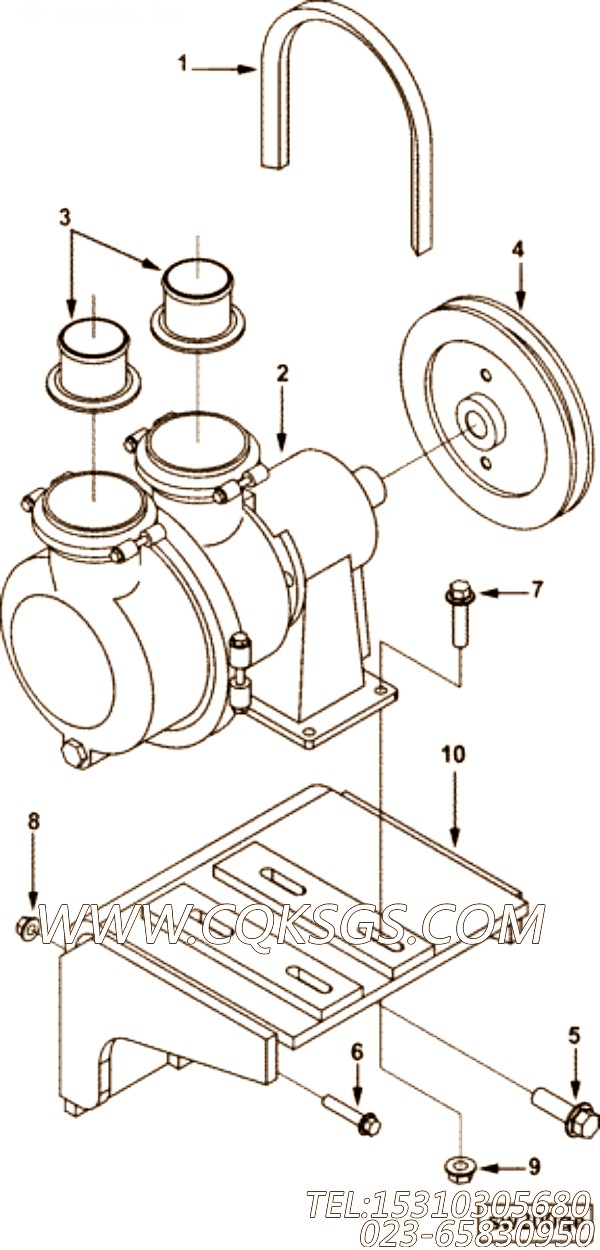 【Belt, V】康明斯CUMMINS柴油机的178634 Belt, V