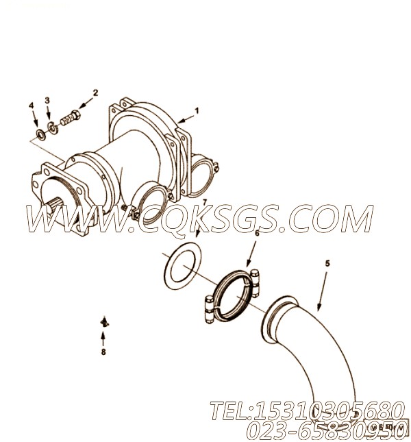 【水泵】康明斯CUMMINS柴油机的4085944 水泵