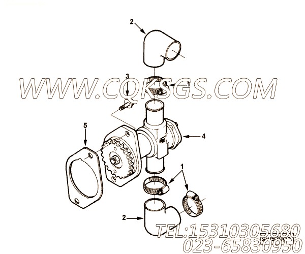 【海水泵】康明斯CUMMINS柴油机的3912139 海水泵
