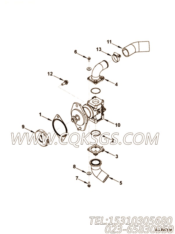 Kit, Raw Water Pump-minor