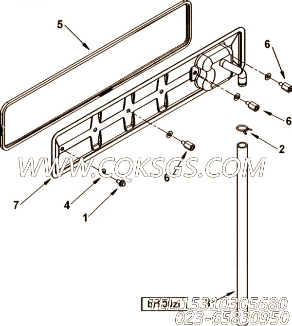 【六角法兰六角螺钉】康明斯CUMMINS柴油机的3903923 六角法兰六角螺钉