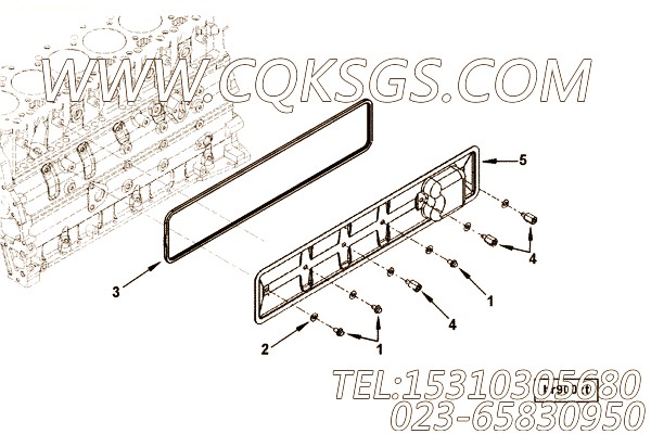 【六角法兰六角螺钉】康明斯CUMMINS柴油机的3093923 六角法兰六角螺钉