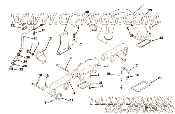 【热屏蔽】康明斯CUMMINS柴油机的3250612 热屏蔽