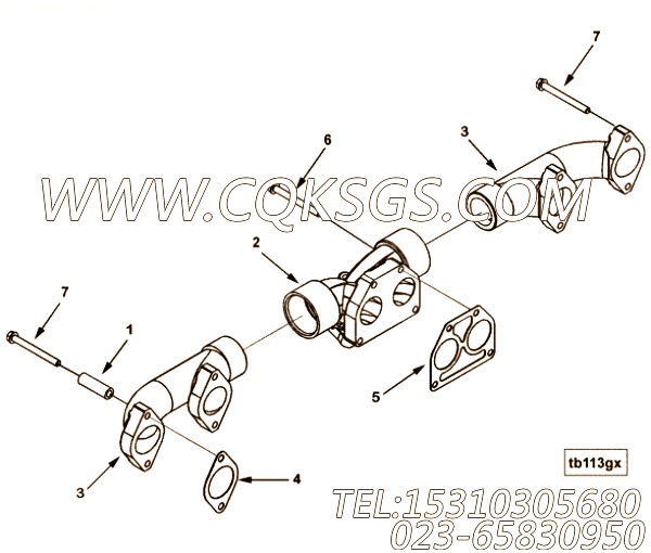 【安装垫片】康明斯CUMMINS柴油机的3679445 安装垫片