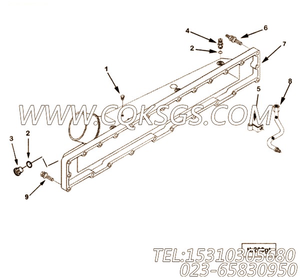【进气歧管】康明斯CUMMINS柴油机的3335424 进气歧管