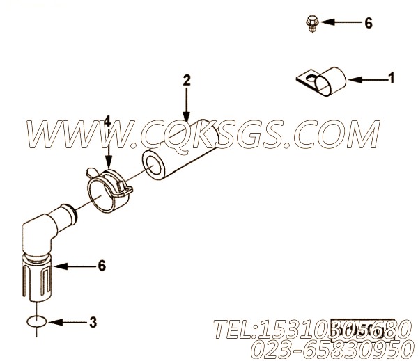 【模压管】康明斯CUMMINS柴油机的3356474 模压管