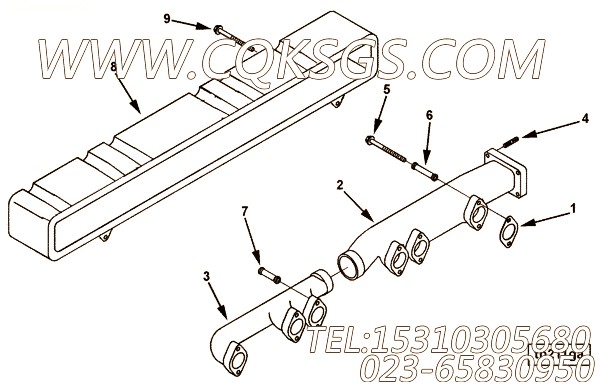 【热屏蔽】康明斯CUMMINS柴油机的4003595 热屏蔽