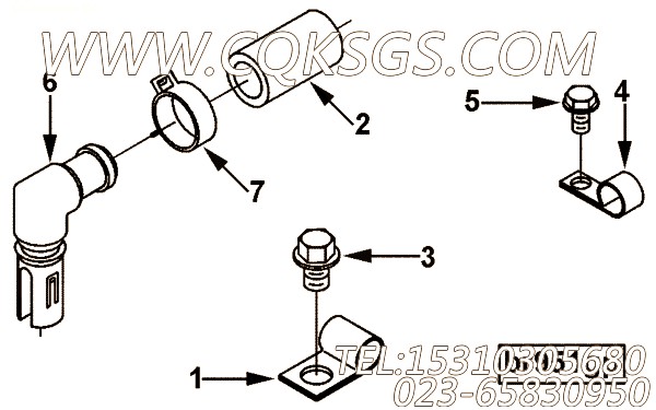 【切面】康明斯CUMMINS柴油机的3357562 切面