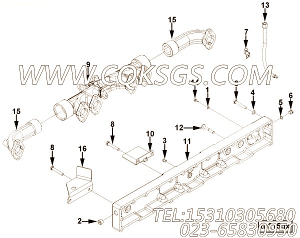 【圈养的洗衣机第螺丝】康明斯CUMMINS柴油机的3521847 圈养的洗衣机第螺丝