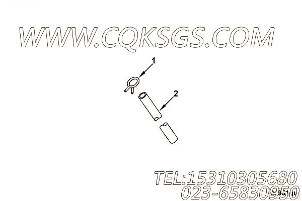 【软管】康明斯CUMMINS柴油机的3918615 软管