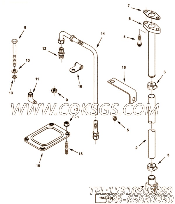 【涡轮增压器MTG】康明斯CUMMINS柴油机的4000515 涡轮增压器MTG