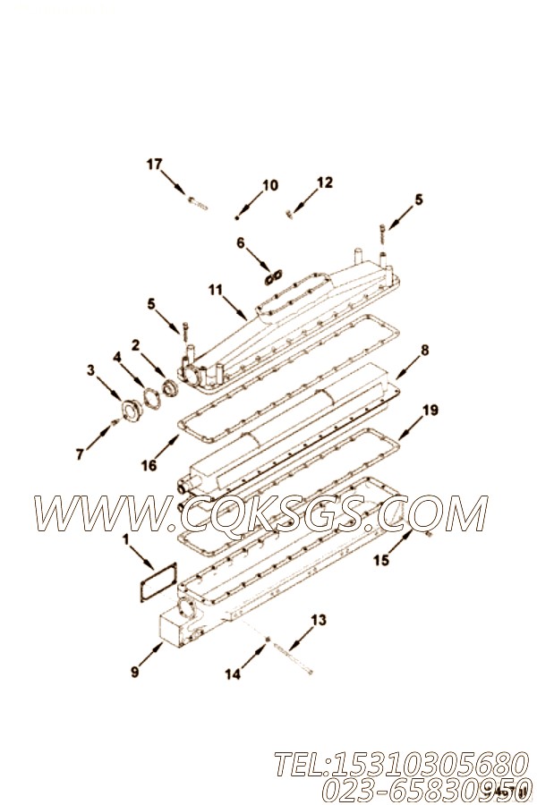 【圈养的洗衣机第螺丝】康明斯CUMMINS柴油机的3079843 圈养的洗衣机第螺丝