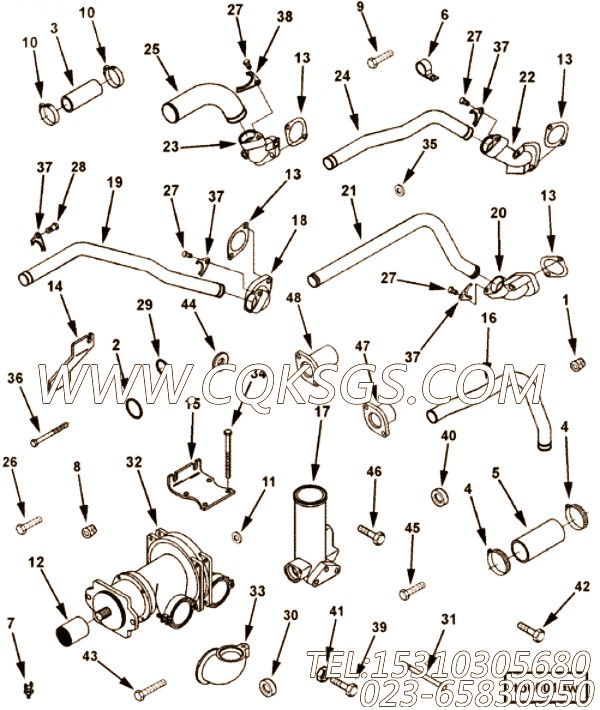 Connection, Water Transfer