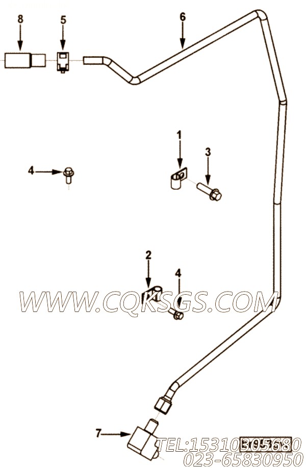 【止回阀】康明斯CUMMINS柴油机的3970827 止回阀