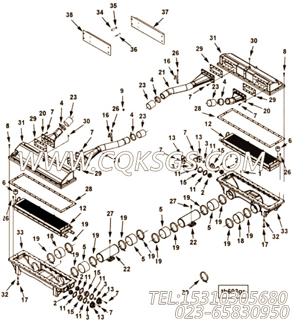 【热屏蔽】康明斯CUMMINS柴油机的4001204 热屏蔽