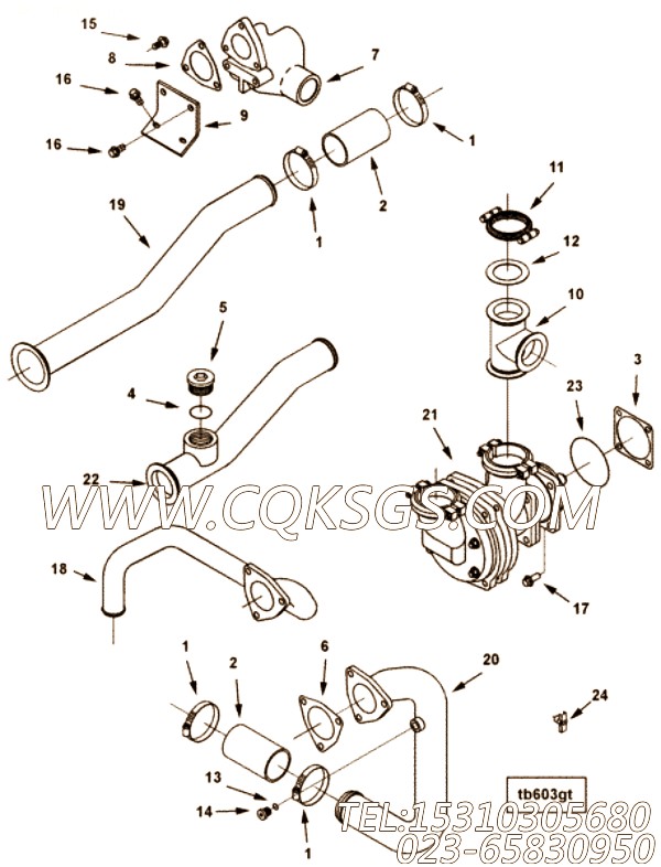 【接头密封垫】康明斯CUMMINS柴油机的3332143 接头密封垫