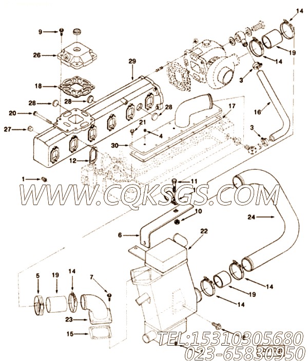 【Clamp, T Bolt】康明斯CUMMINS柴油机的3911732 Clamp, T Bolt