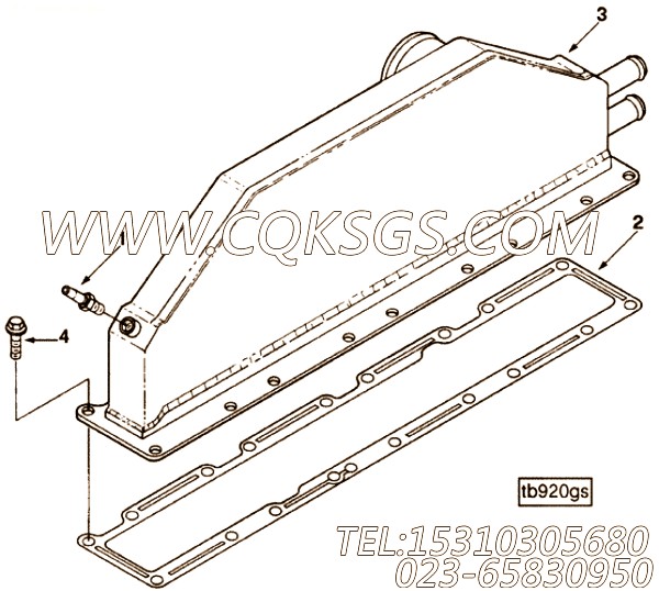 【软管接头】康明斯CUMMINS柴油机的156038 软管接头