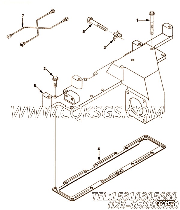 【线束】康明斯CUMMINS柴油机的3930034 线束