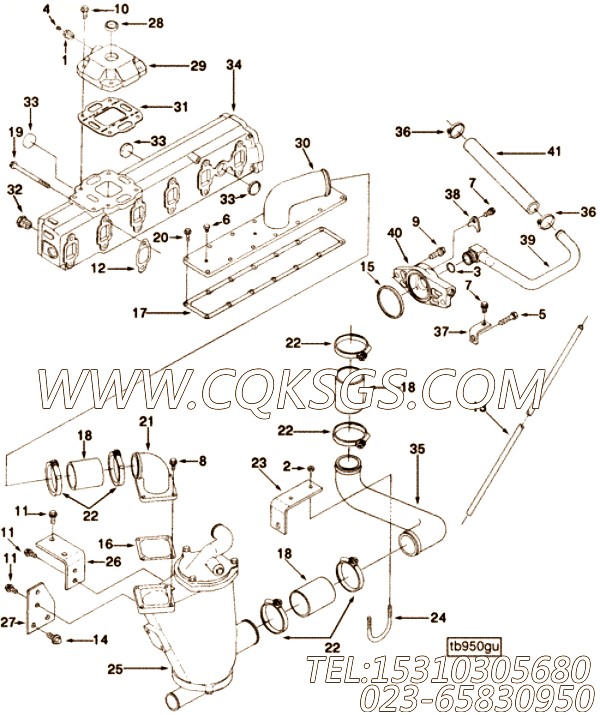 【六角头螺栓】康明斯CUMMINS柴油机的3025852 六角头螺栓