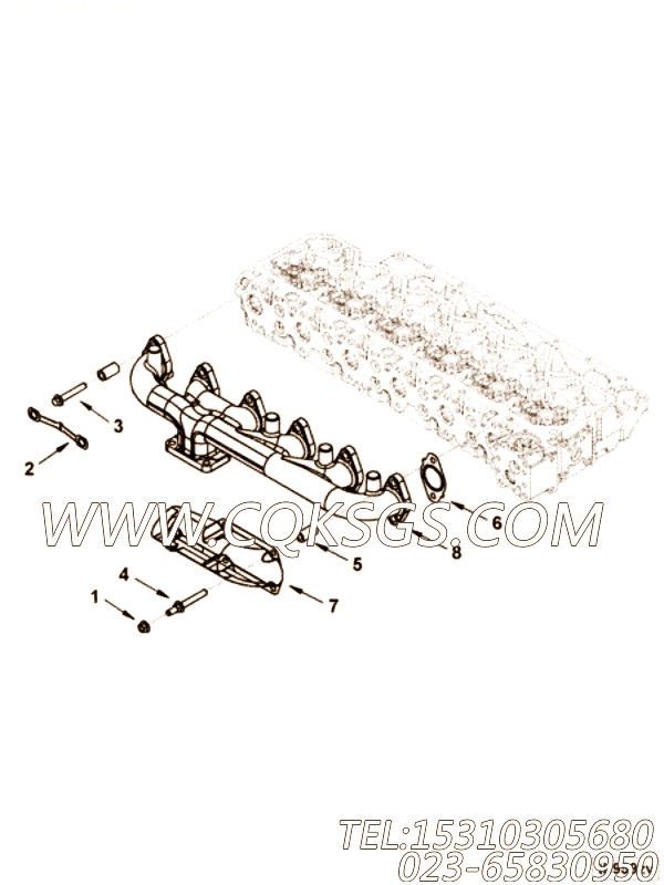【热屏蔽】康明斯CUMMINS柴油机的3947848 热屏蔽