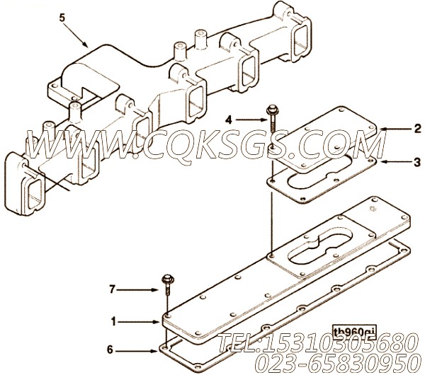 【盖板】康明斯CUMMINS柴油机的3276990 盖板