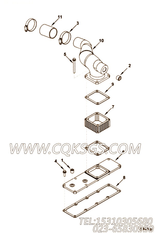 Gasket, Int Manifold Cover