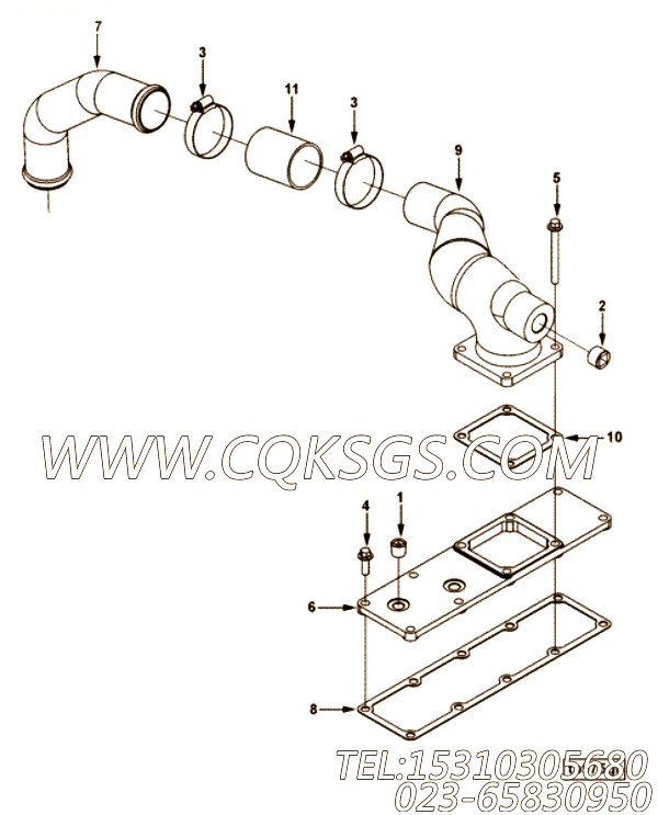 Gasket, Int Manifold Cover