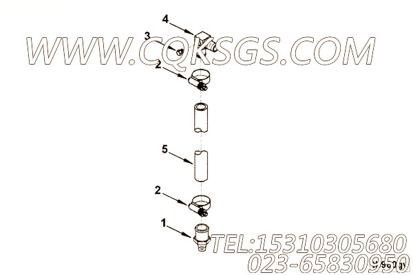 【软管】康明斯CUMMINS柴油机的3916088 软管