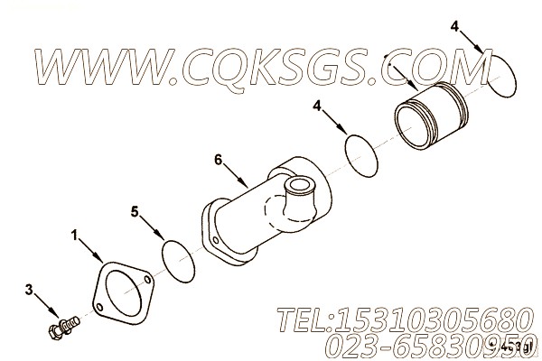 Connection, Water Outlet