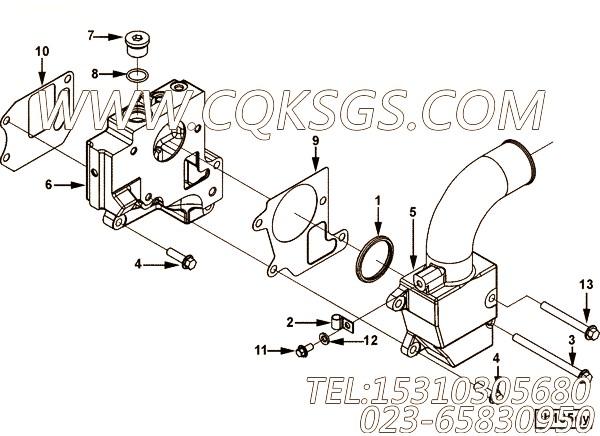 Gasket, Thermostat Housing