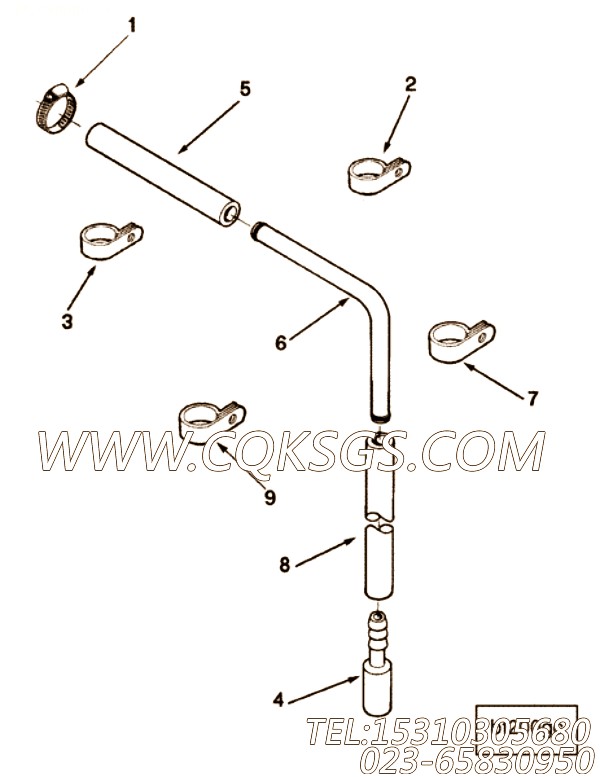 【切面】康明斯CUMMINS柴油机的3821471 切面