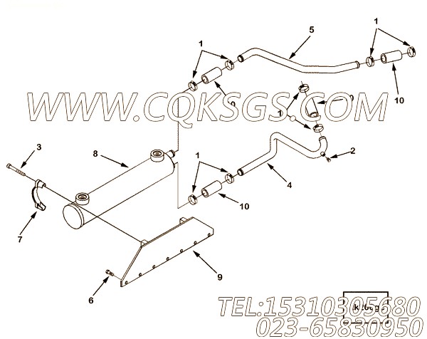 Bracket, Tor Cnv Oil Clr