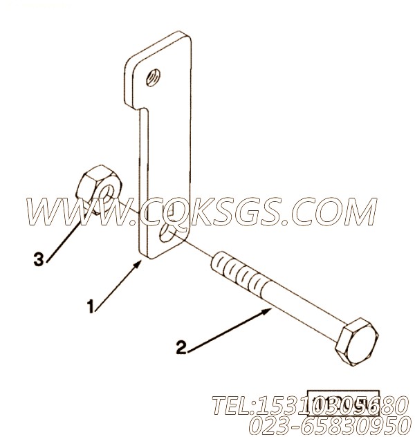 【油门开关杠杆】康明斯CUMMINS柴油机的3057091 油门开关杠杆