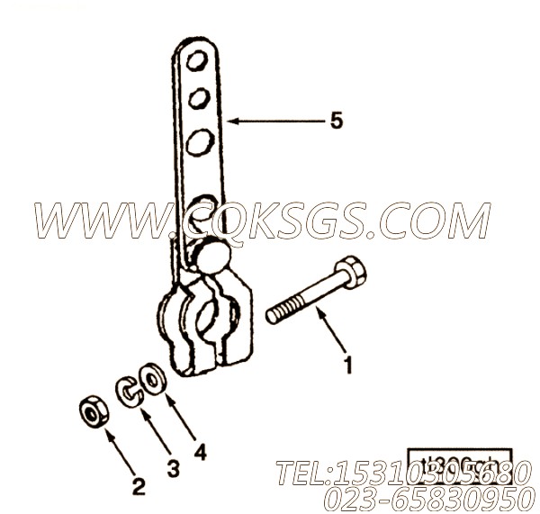 【油门杆】康明斯CUMMINS柴油机的3048924 油门杆